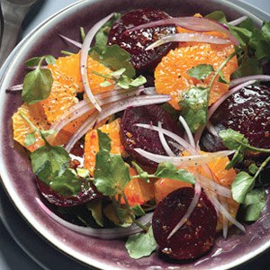 Beet And Tangerine Salad With Cranberry Dressing Recipe