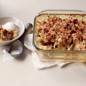 Pear and Cranberry Crisp Recipe