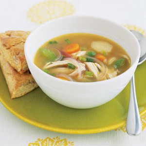 Ginger Chicken Soup With Vegetables Recipe