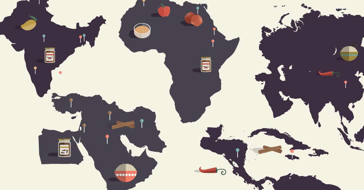 Mix It Up: Spices From Around the World Infographic