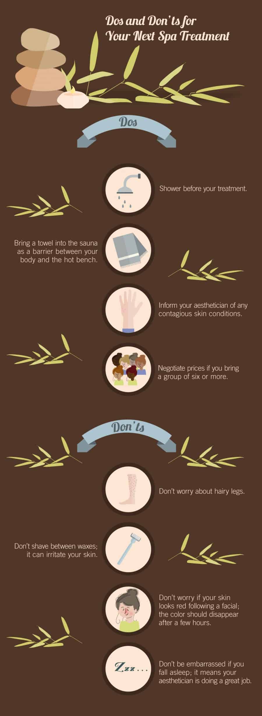 Mind Your Manners: Spa Etiquette for a Relaxing, Comfortable Experience Infographic