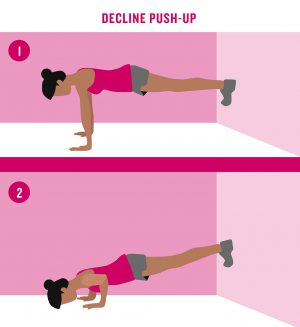 Decline Push-Up