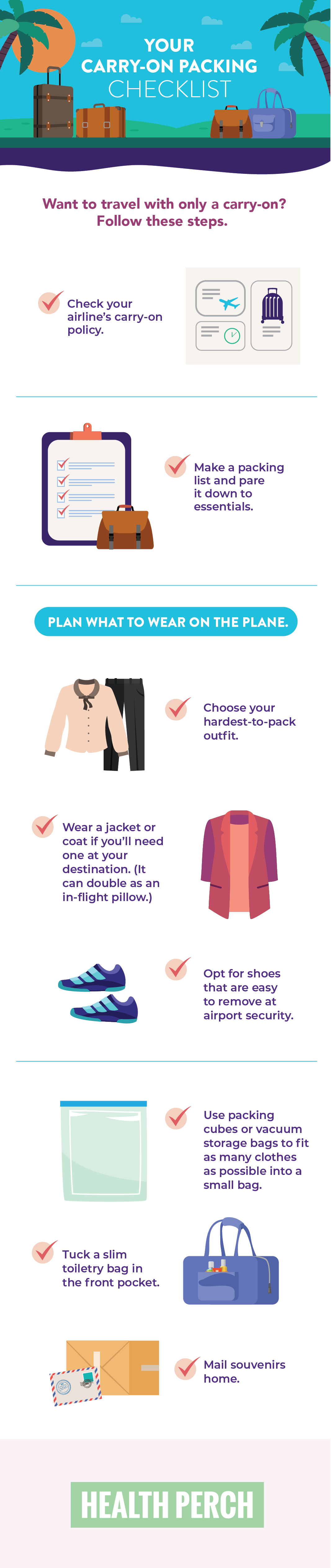 De-Stress Your Next Vacation by Packing the Perfect Carry-On