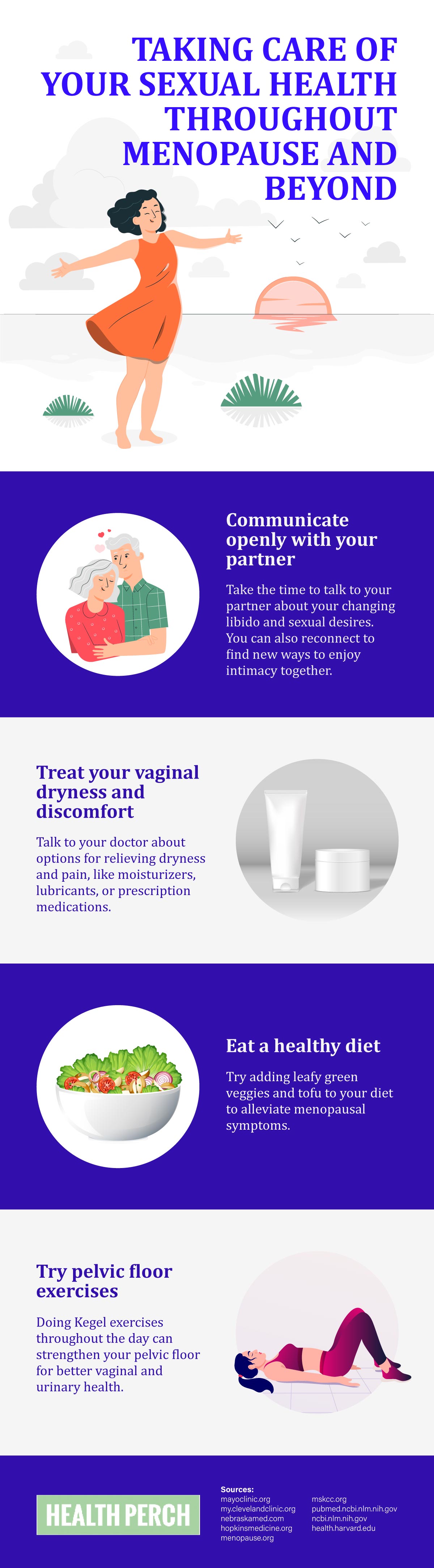 Boosting Your Sexual Health During Menopause and Beyond Infographic