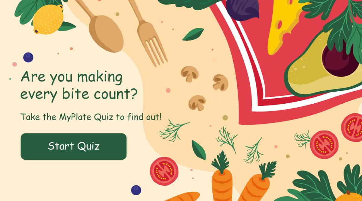 MyPlate Quiz Banner