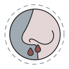 A runny or stuffy nose