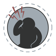 Headache or body ache, including back pain