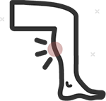 Pain in the back, legs, or arms