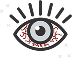 Eye irritation, redness, discomfort, or stinging