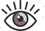 Changes in eye, eyelash, or eyelid color