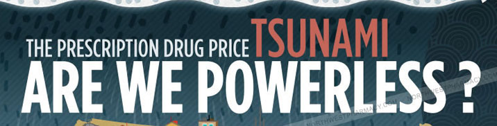 Prescription Drug Price Tsunami Infographic