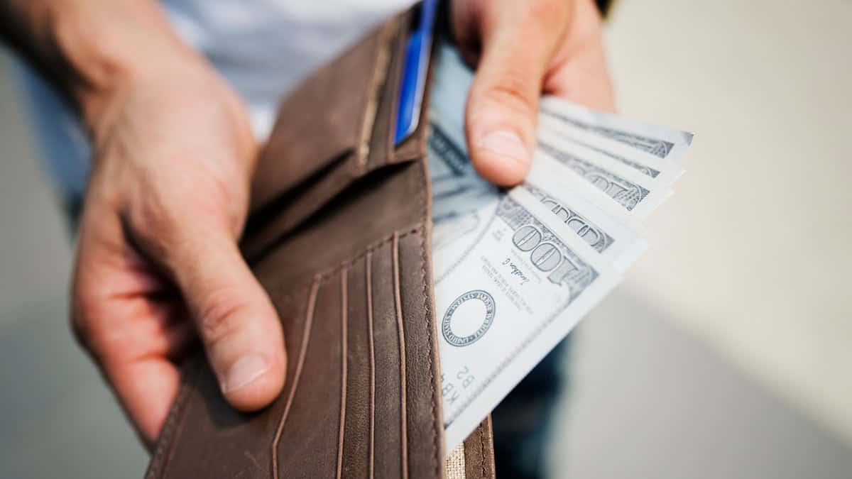 Money in wallet